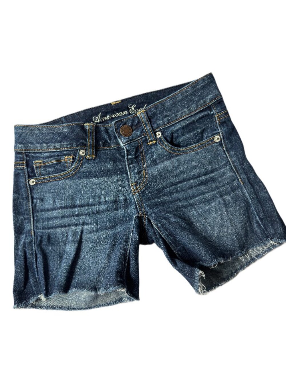 AE American Eagle Outfitters Stretch Jean Denim Shorts Size 00 Style 3348